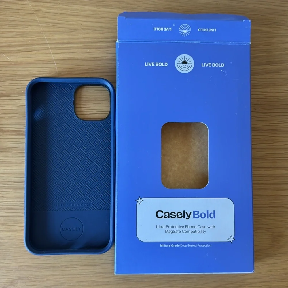 Casely Bold Mag Safe iPhone 13 Case, brand new never used
